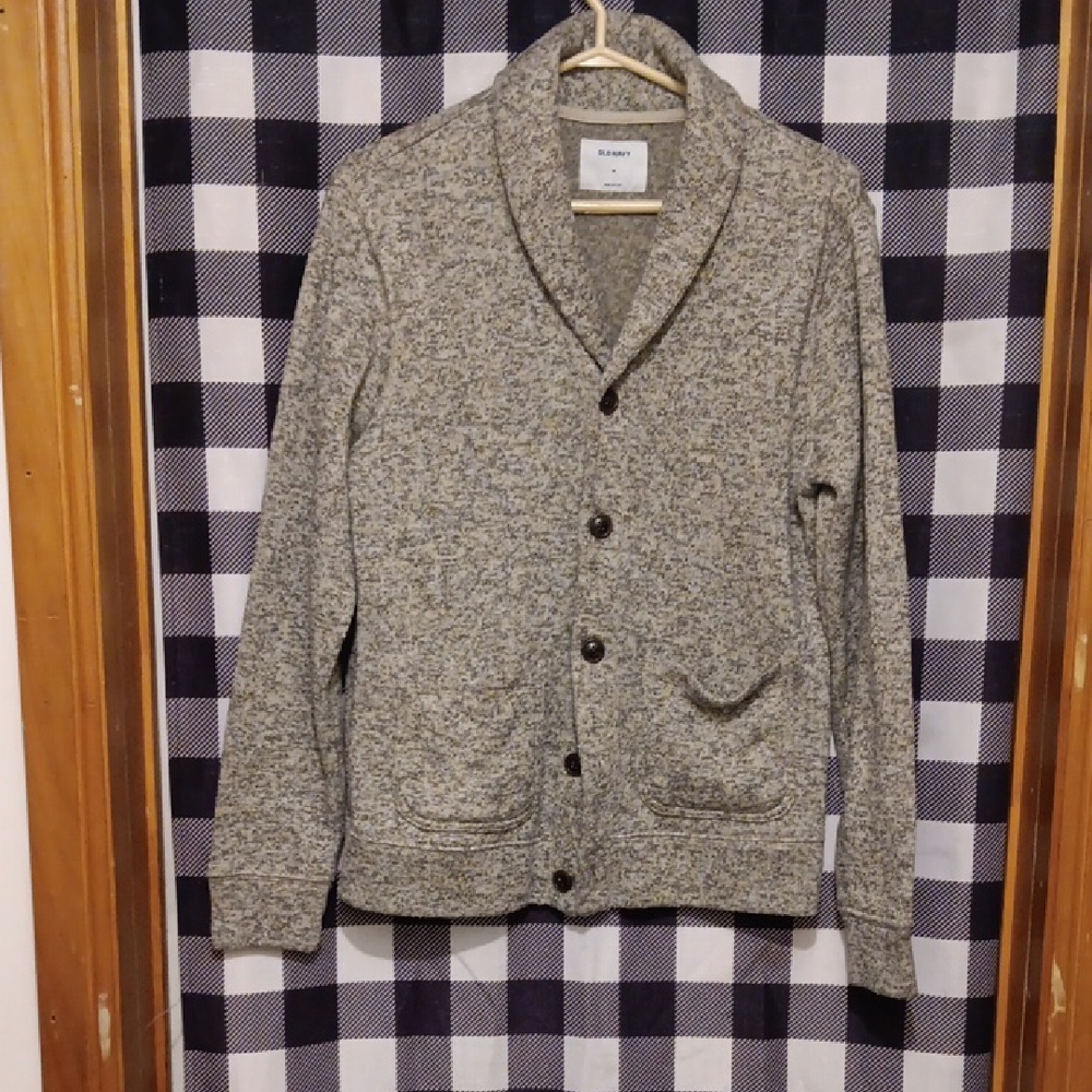 Old Navy Heather Gray Knit Cardigan